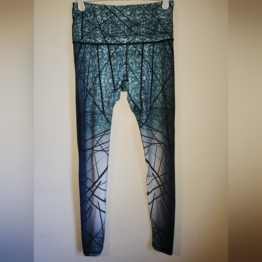 Noli Sequin Print & Geometric Stripe Leggings, Women's Size XS